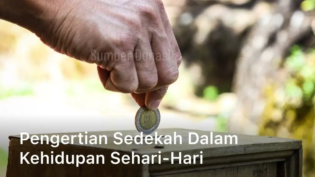 Pengertian Sedekah