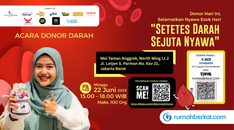 Cara Mendaftar untuk Donor Darah pada 22 Juni 2025