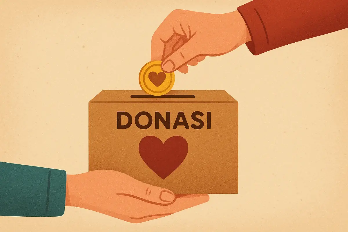 Donasi artinya